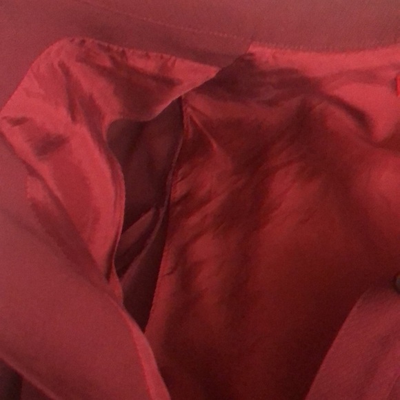 Lei Sogna Italy long light coat burgundy color - Picture 9 of 11